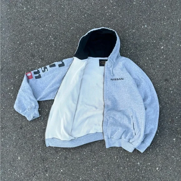 Nissan Nismo Racing Zip Up Hoodie Sweater Jacket 🏎️ - Picture 5 of 10